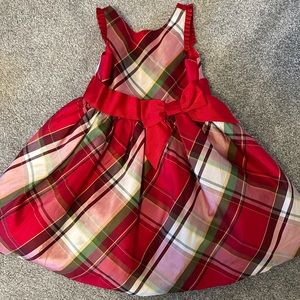 Janie & Jack Holiday Tartan Dress 4T